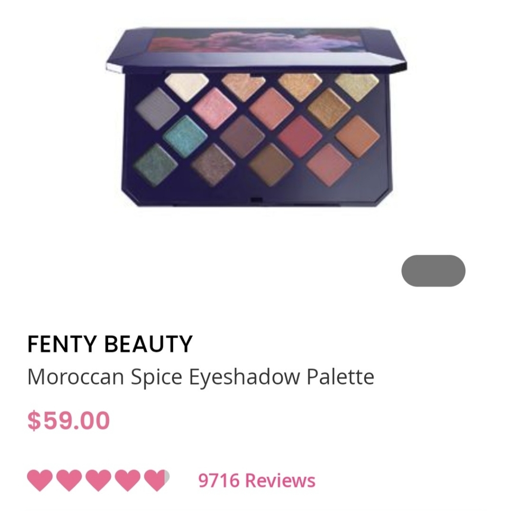 FENTY BEAUTYMoroccan Spice Eyeshadow Palette